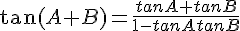 4$\tan(A+B)=\frac{tanA+tanB}{1-tanAtanB}