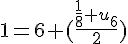 4$1=6 (\frac{\frac{1}{8}+u_6}{2})