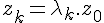 4$z_k=\lambda_k.z_0