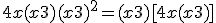 4x(x+3)+(x+3)^2 = (x+3)[4x+(x+3)]