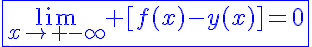 5$\blue\fbox{\lim_{x\to -\infty} [f(x)-y(x)]=0}