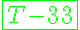5$\fbox{\green{T=-3}}