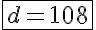 5$\fbox{d=108}