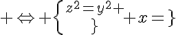 5$ \Leftrightarrow \{{z^2=y^2+1\atop x=1}