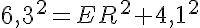 5$6,3^2=ER^2+4,1^2