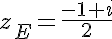5$z_E=\frac{-1+i}2