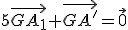 5\vec{GA_1}+\vec{GA'}=\vec{0}