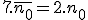 7.\bar{n_0} = 2.n_0