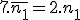 7.\bar{n_1} = 2.n_1