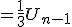 =\fr{1}{3}U_{n-1}