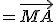 =\vec{MA}
