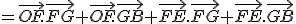 =\vec{OF}.\vec{FG}+\vec{OF}.\vec{GB}+\vec{FE}.\vec{FG}+\vec{FE}.\vec{GB}