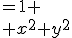3$\{\begin{align} x^2-y^2&=1 \\ x^2+y^2&=\sqrt{(1)^2+(1)^2} \\ sgn(xy)&=sgn(b) \end{align}