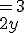 \begin{align}x+y+z&=3\\2y&=x+z\\2x+y&=z\end{align}