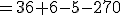 =36+6-5-270
