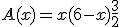 A(x) = x(6-x)\frac{3}{2}