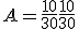 A = \frac{10}{30} + \frac{10}{30} 