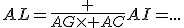 AL=\frac {AG\times AC}{AI}=...
