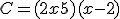 C = (2x + 5)(x - 2)