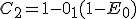 C_2 = 1-0_1(1-E_0)