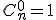 C_n^0=1