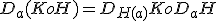 D_a(KoH)=D_{H(a)}KoD_aH