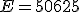 E=50625