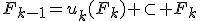 F_{k-1}=u_k(F_k) \subset F_k