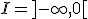 I=]-\infty,0[