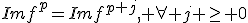 Imf^{p}=Imf^{p+j}, \forall j \ge 0