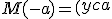 M(-a) = \( \array{c-a & b-a & b-a & \cdots & b-a \\ 0 & c-a & b-a & \cdots & b-a \\ \vdots & \ddots & \ddots & \ddots & \vdots \\ 0 & \cdots & 0 & c-a & b-a \\ 0 & \cdots & 0 & 0 & c-a} \)