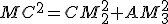 MC^2=CM_2^2+AM_3^2