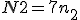 N+2 = 7n_2