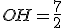 OH=\frac{7}{2}