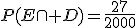 P(E\cap D)=\frac{27}{2000}