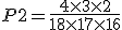 P2 = \frac{4\times 3\times 2}{18\times 17 \times 16}