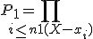 P_1 = \prod_{i \le n+1(X-x_i)