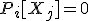 P_i[X_j]=0
