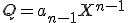 Q = a_{n-1}X^{n-1}