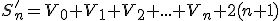 S'_n=V_0+V_1+V_2+...+V_n+2(n+1)