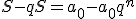 S-qS=a_0-a_0q^n