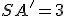 SA'=3\;{\rm cm}