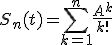 S_n(t) = \sum_{k=1}^n \frac{A^k}{k!}