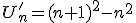 U'_n=(n+1)^2-n^2