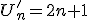U'_n=2n+1