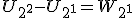 U_{2^2}-U_{2^{1}}=W_{2^{1}}