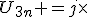 U_{3n} =j\times&nbsp;&nbsp;U_n