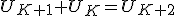 U_{K+1}+U_K=U_{K+2}