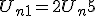 U_{n+1} = 2U_n + 5