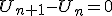U_{n+1}-U_n=0